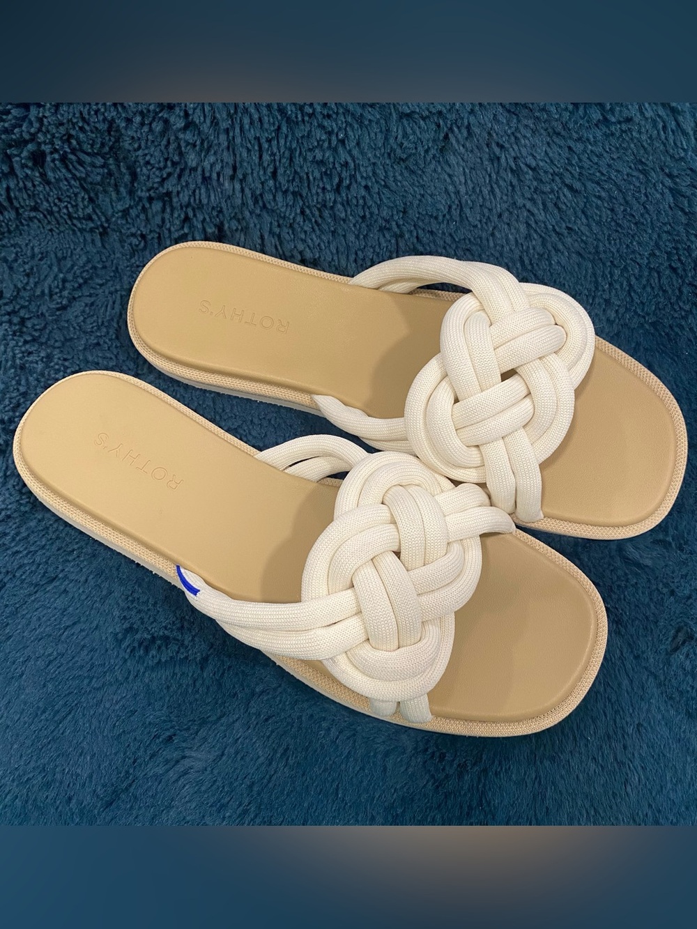 Rothy’s Summer Sandal – White Sand | Women's Size 11.5 Brand New - Picture 4 of 10